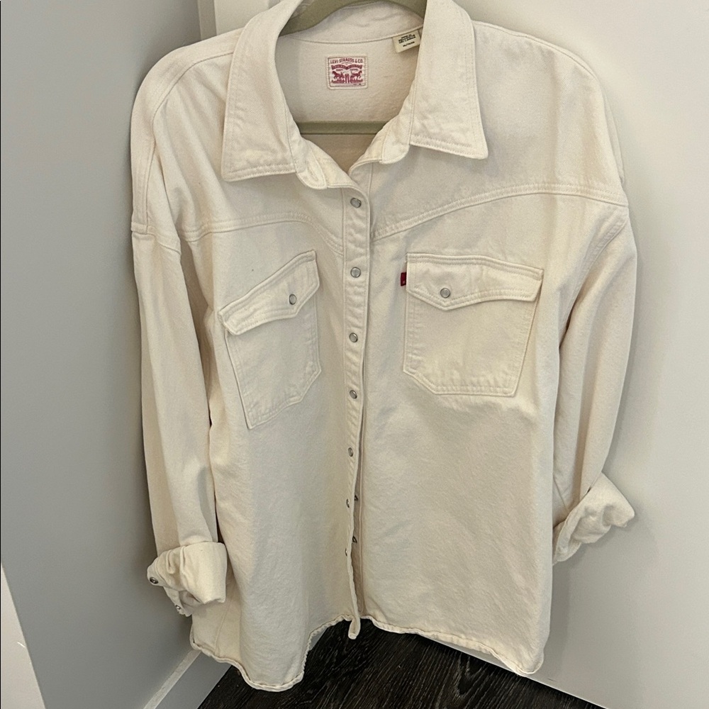 Levi's Off-White Denim Shirt
